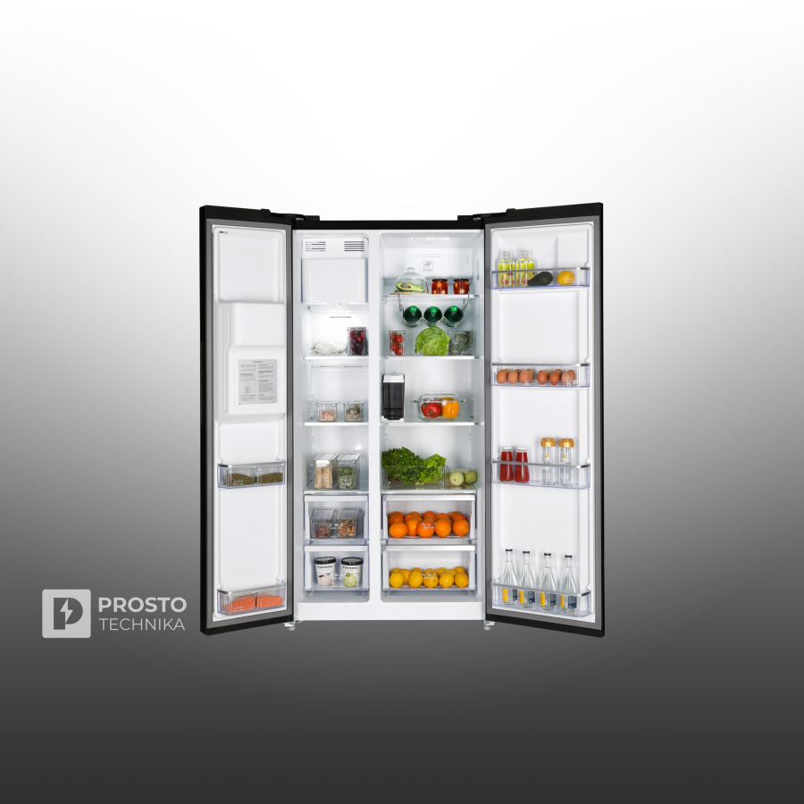 Холодильник HIBERG RFS-655DX NFGB inverter